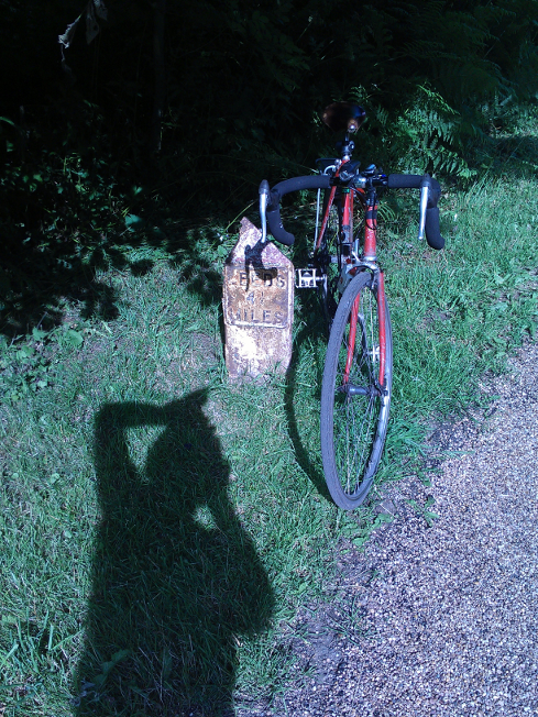 milepost: 123 miles to Liverpool