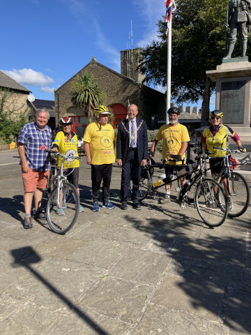 T?, Ase, Tore, Mayor Chris Smith,me and Tordis